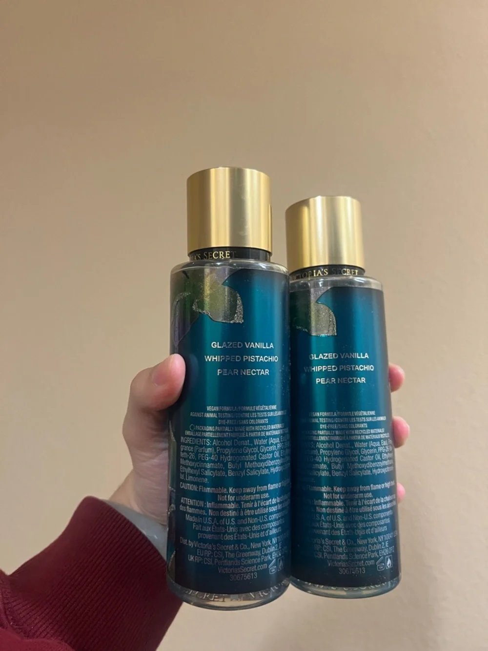 2X VICTORIA'S SECRET WARM VANILLA WOODS MIST 8.4 OZ